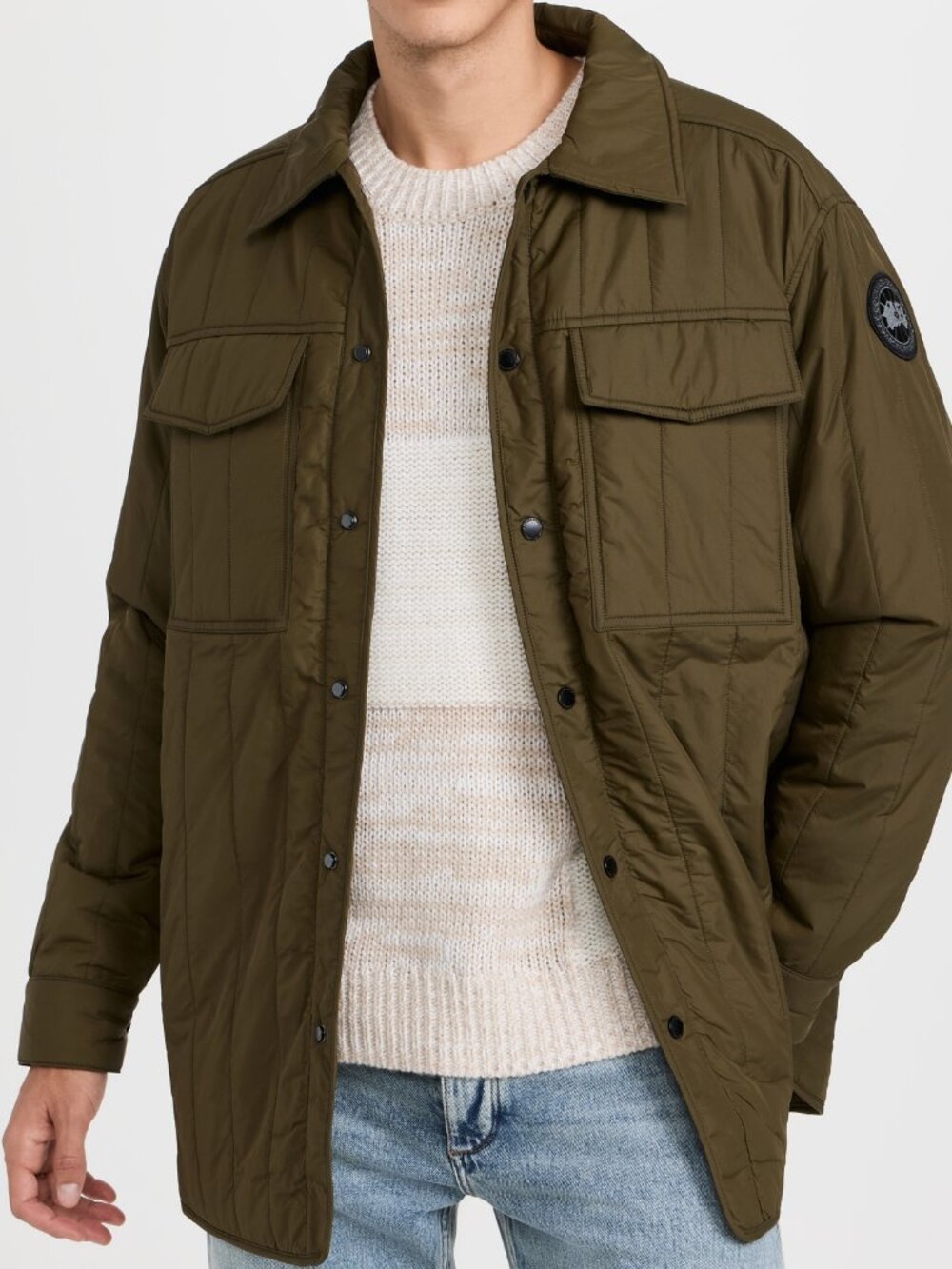 Canada Goose Carlyle Quilted Badge Jacket/Shirt